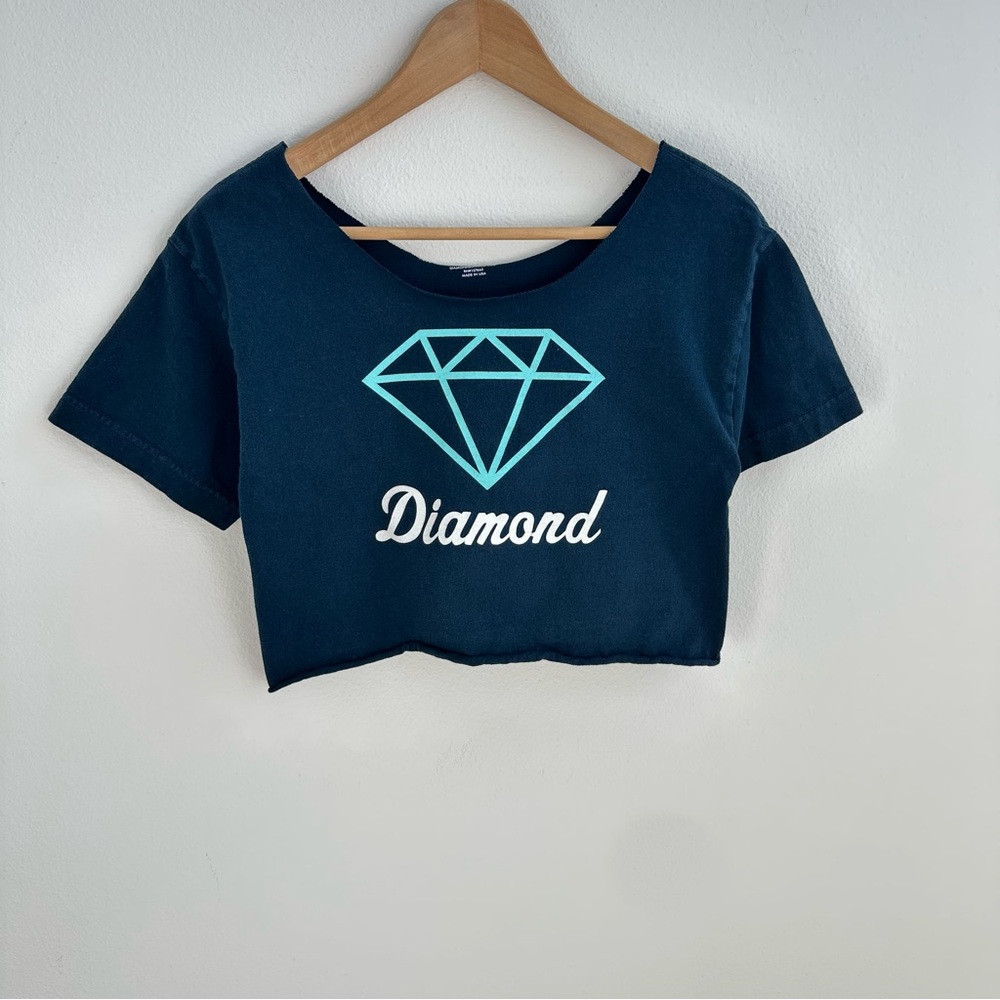 Diamond Supply Co. Off the Shoulder Cropped Top